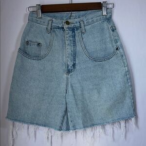 Vintage Made In The Shade Jean High-Waisted Denim Shorts Size 7 Made In USA